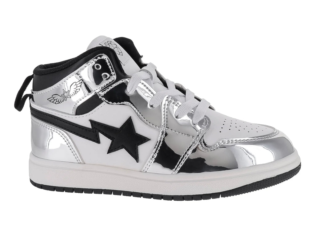 Tenis Tropicana Plata para Niña