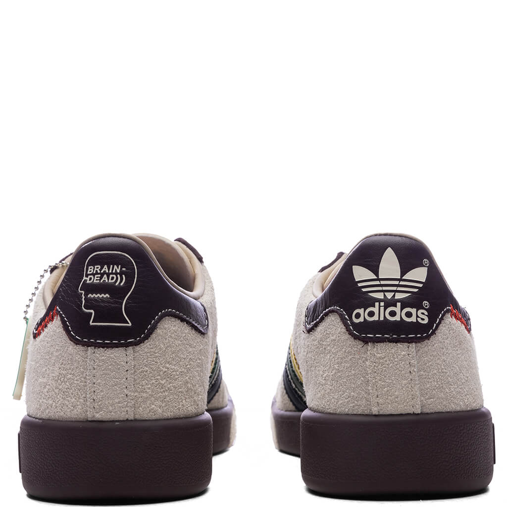 Adidas x Brain Dead Forest Hills Cream White Pantone Night Red