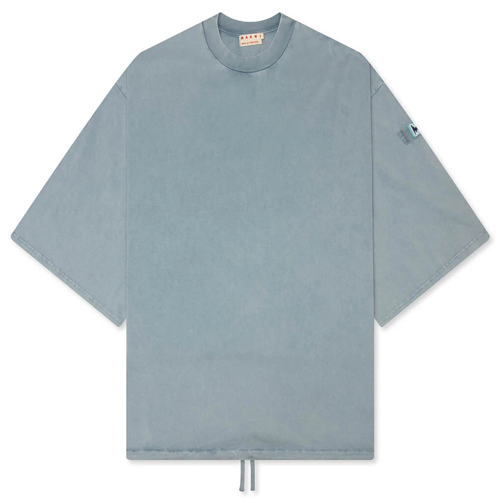 Sleeve Patch Tee Sky