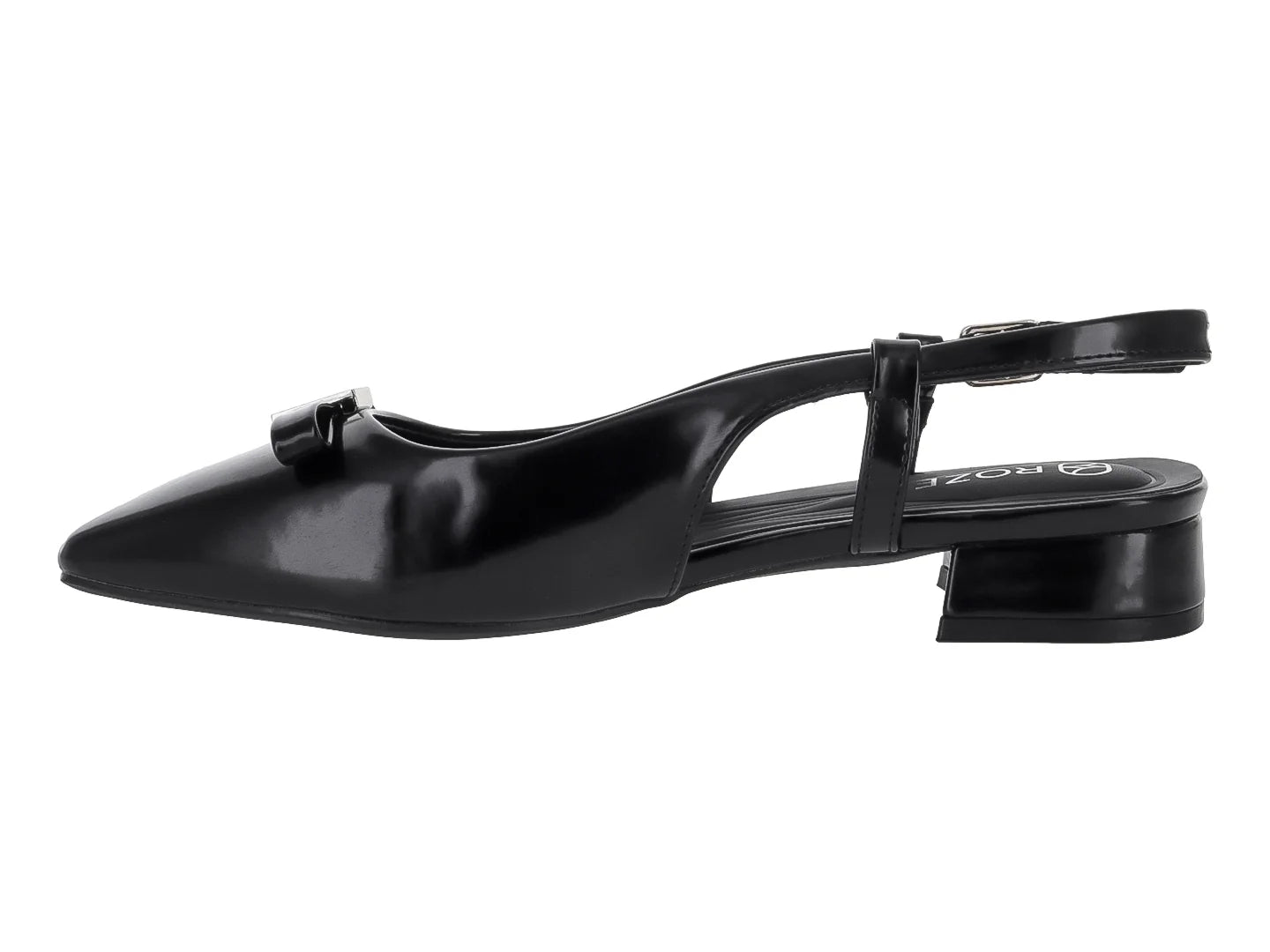 Zapatos Flats Ballerina Roze Negro para Mujer