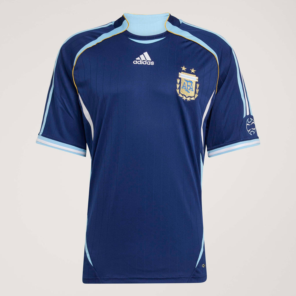 adidas Argentina Away Mens Soccer Jersey 2006 Dark Blue