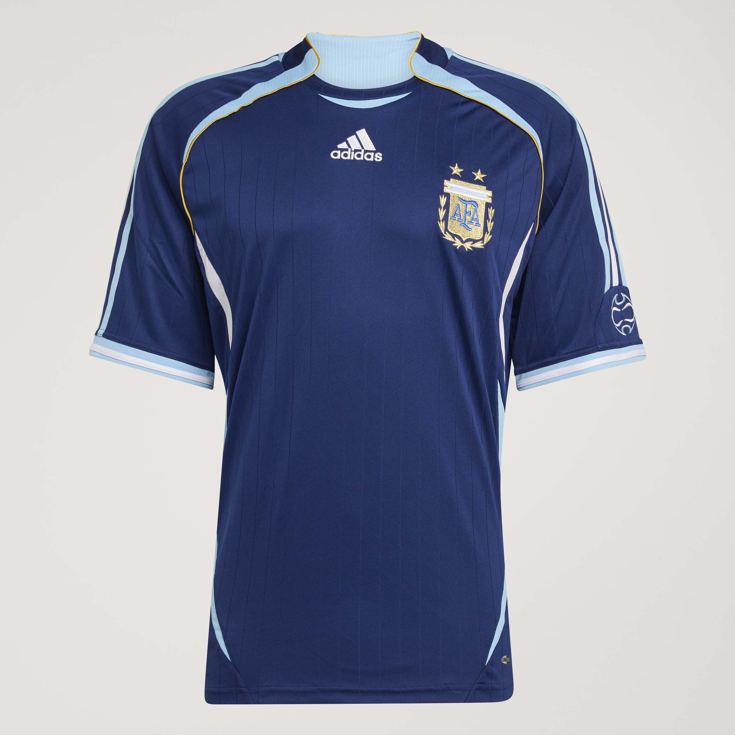 adidas Argentina Away Mens Soccer Jersey 2006 Dark Blue