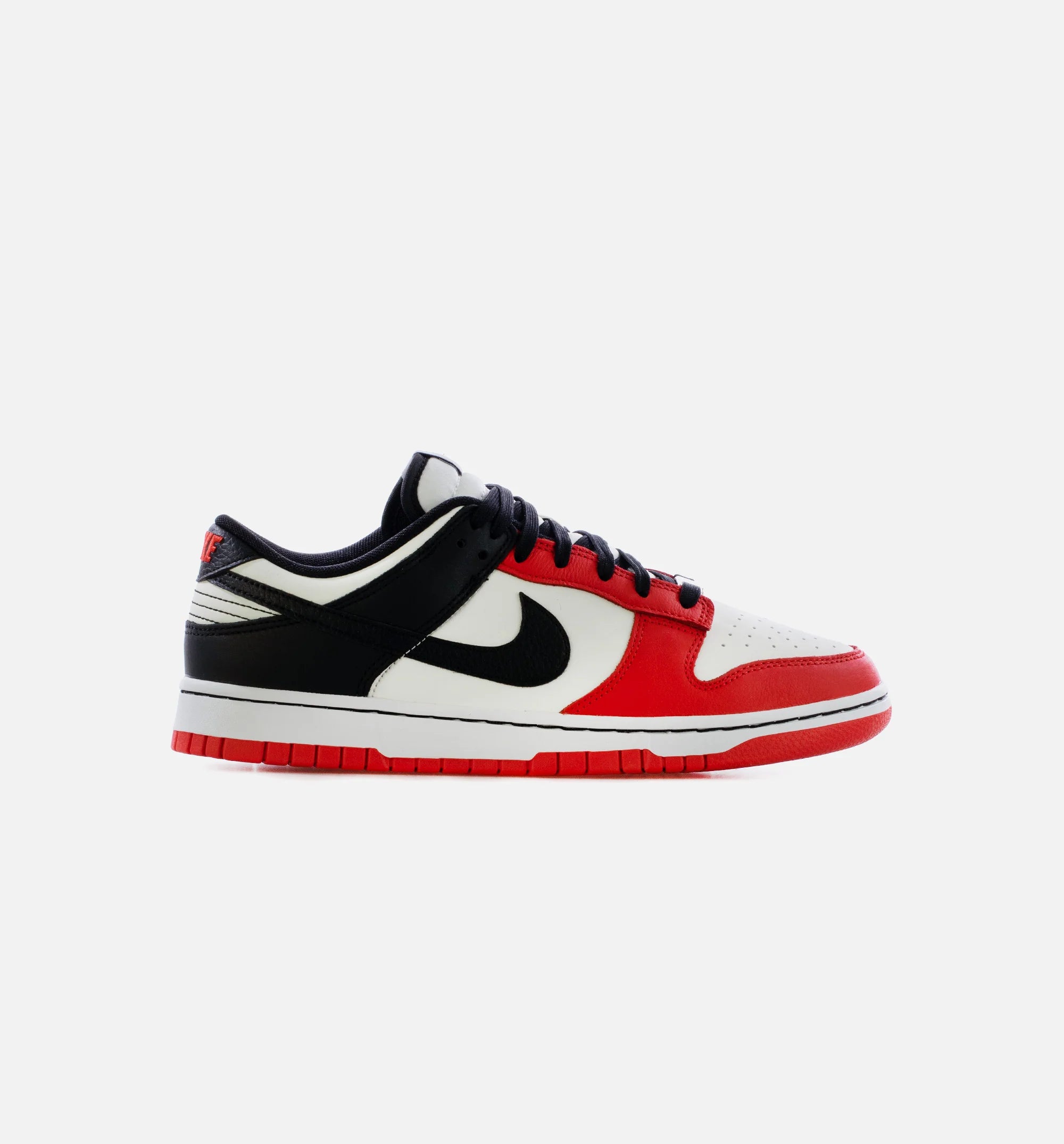 NBA Dunk Low EMB Chicago Mens Lifestyle Shoe Sail Black Chile Red Limit One Per Customer