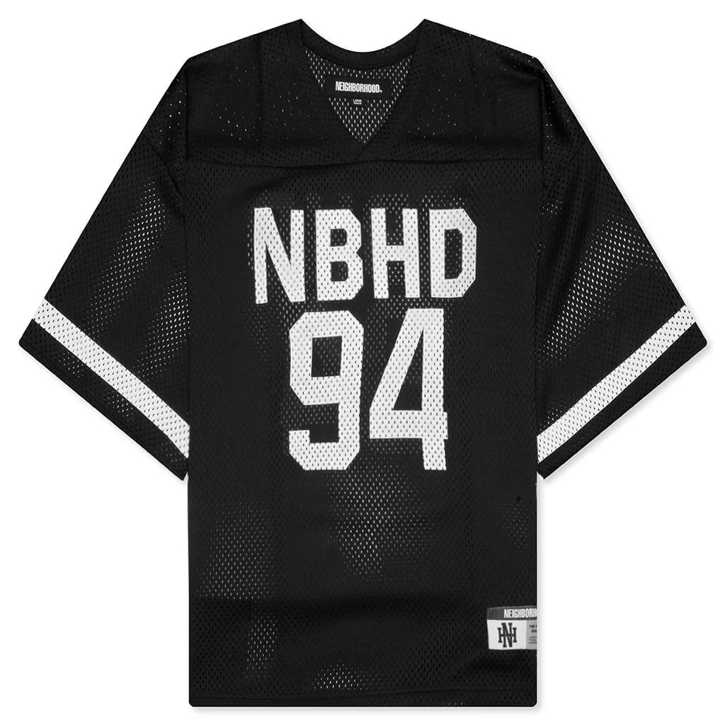 Hockey S S V Neck Shirt Black
