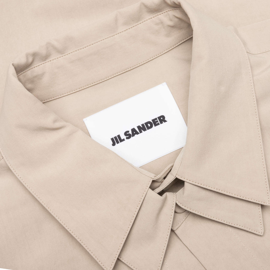 Double Layer Cotton Poplin Shirt Powder Green