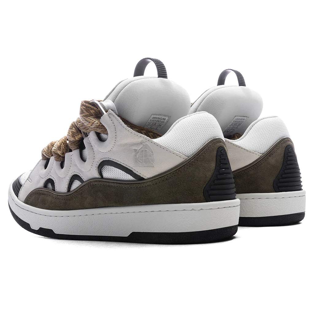 Curb Sneakers White Khaki