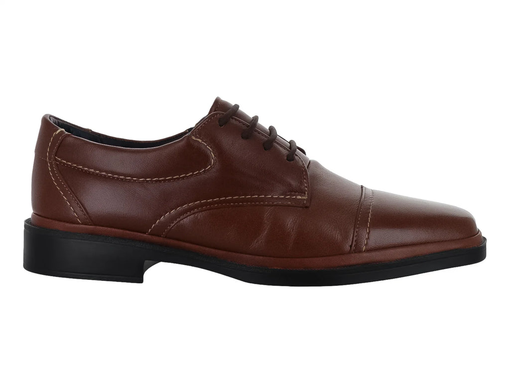 Zapato Paceno de Cuero Caoba para Hombre