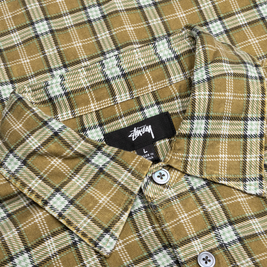 Matthew Plaid Shirt Gold