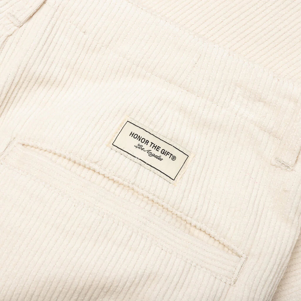 Corduroy Trouser Pant Bone