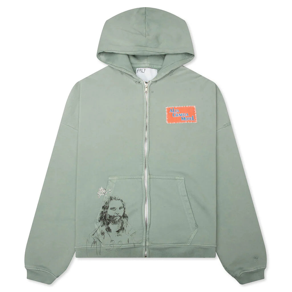Alta Cienega Zip Hoodie Green