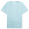 4G Cotton Towelling T Shirt Sky Blue