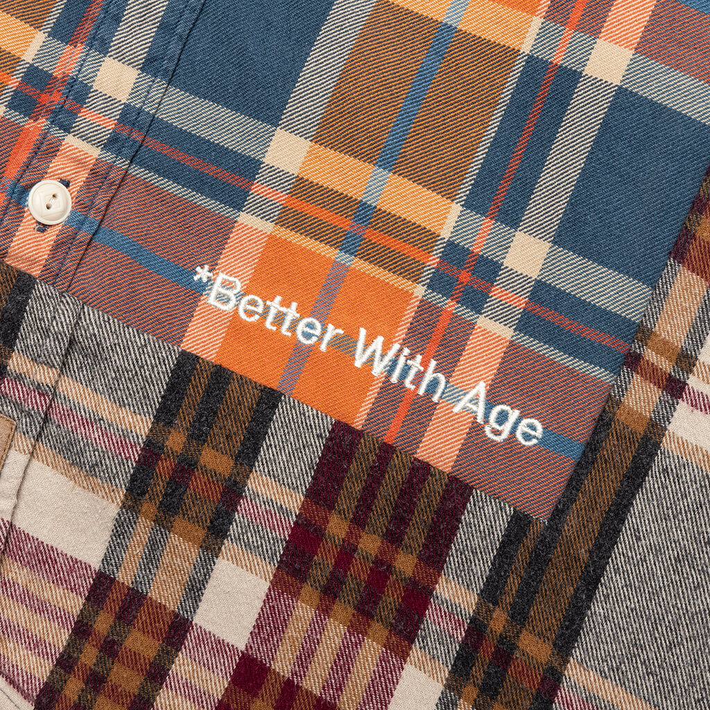 Re Tartan Flannel Shirt Multi