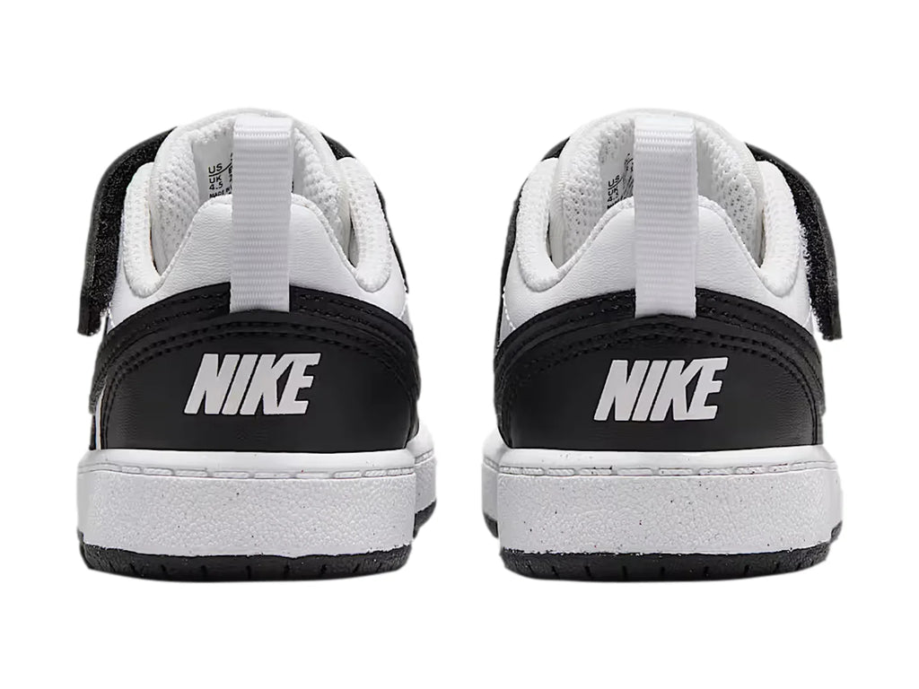 Tenis Nike Court Borough Low Recraft Blanco y Negro para Niño
