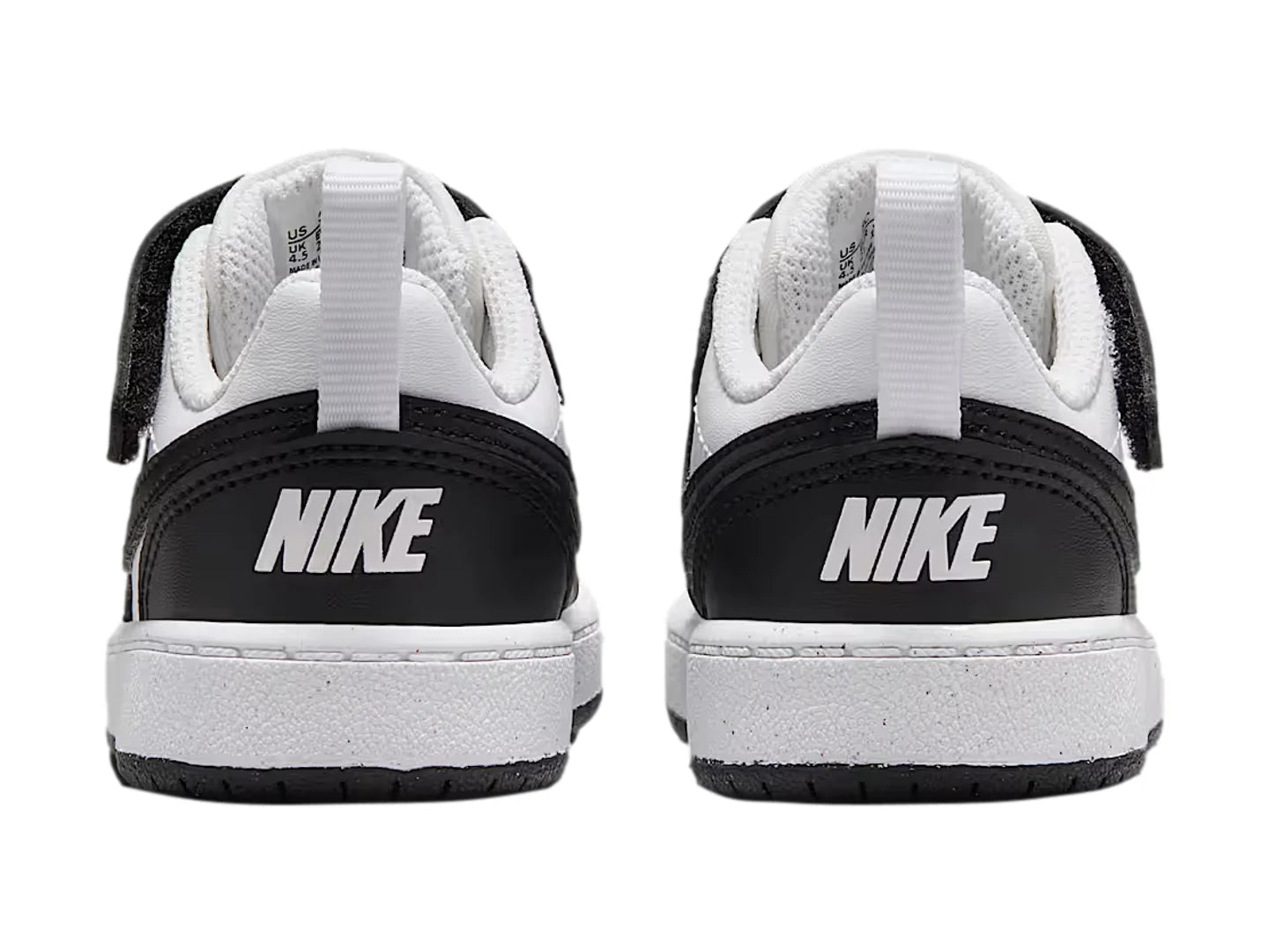 Tenis Nike Court Borough Low Recraft Blanco y Negro para Niño