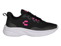 Tenis Charly Negro con Fucsia para Mujer