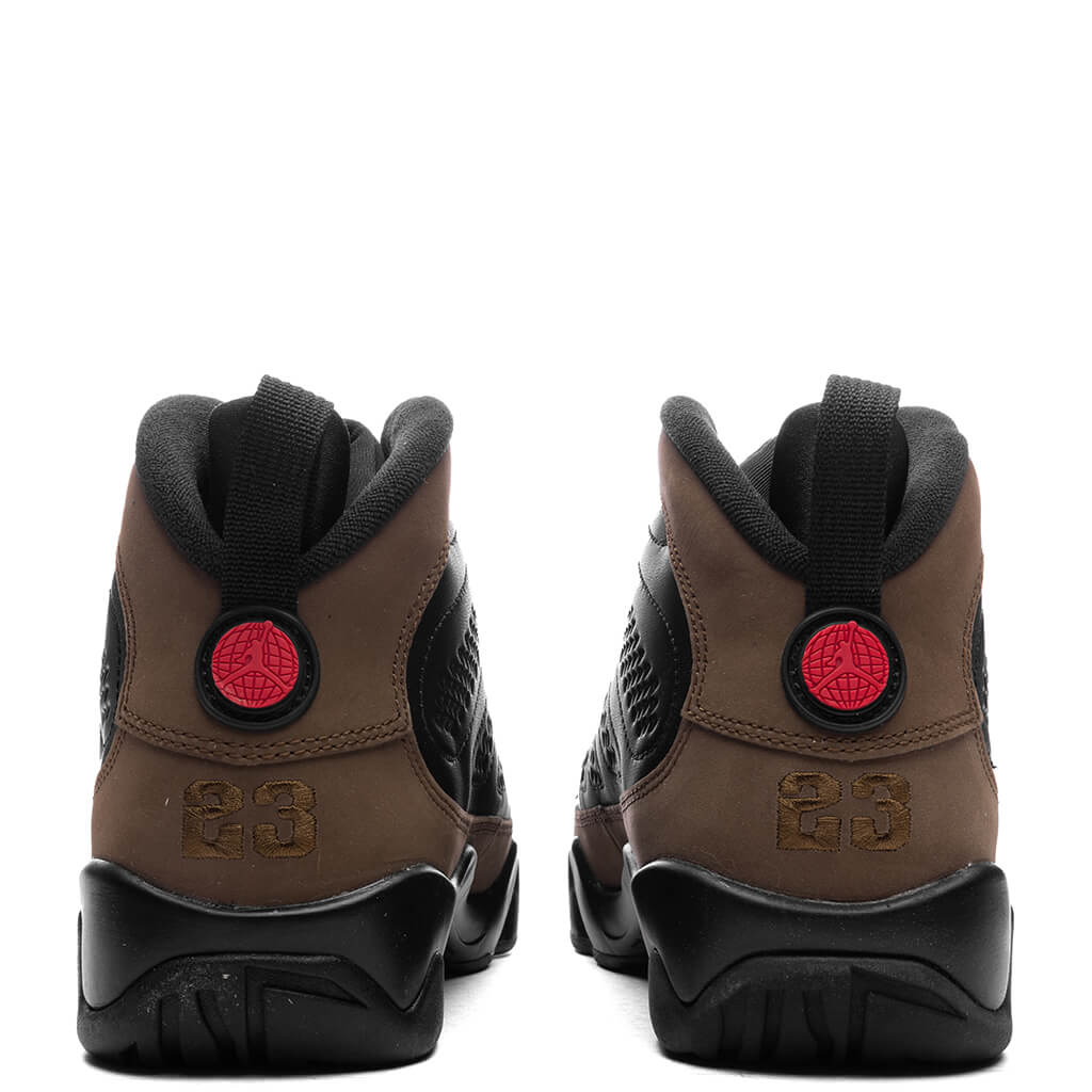Air Jordan 9 Retro GS Black True Red Light Olive
