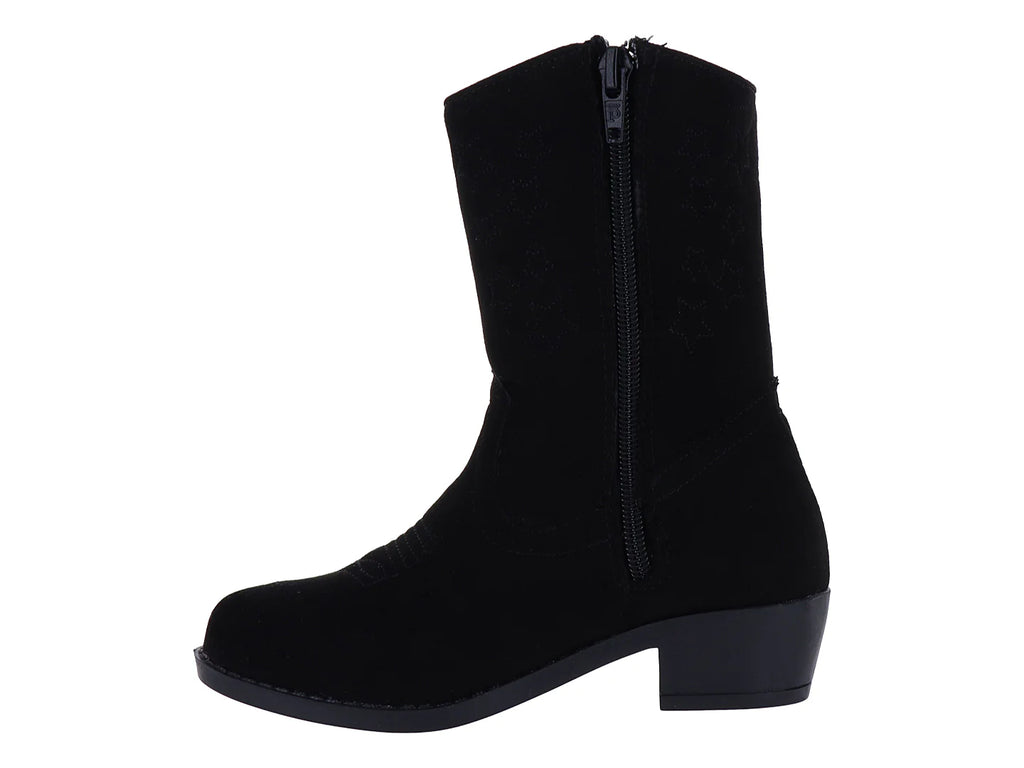 Botas Vaqueras Miroslava Negro para Niña