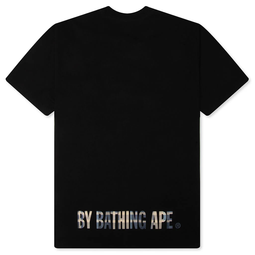 BAPE Check Ape Face Tee Black Blue
