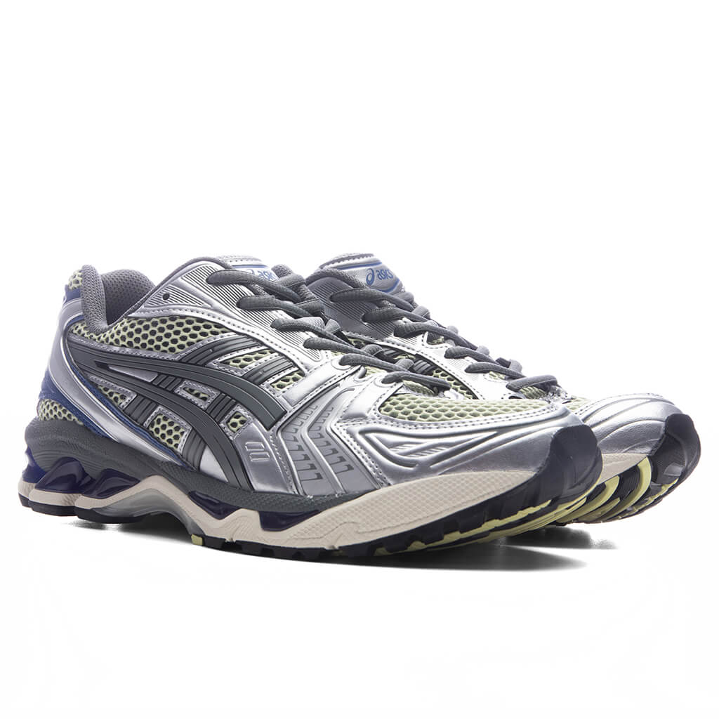 Gel Kayano 14 Soft Yellow Asics Blue