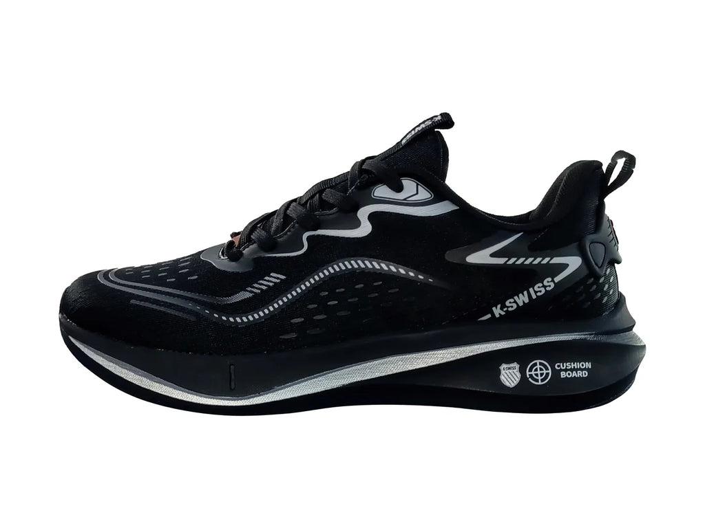 Tenis K Swiss Martinus Negro y Gris para Hombre