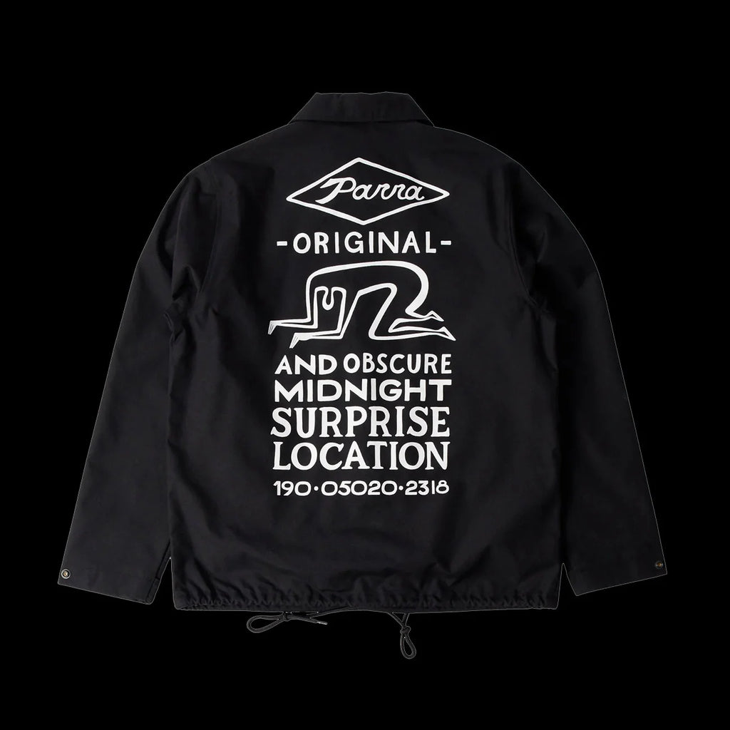By Parra Midnight Surprise Coach Jacket Black