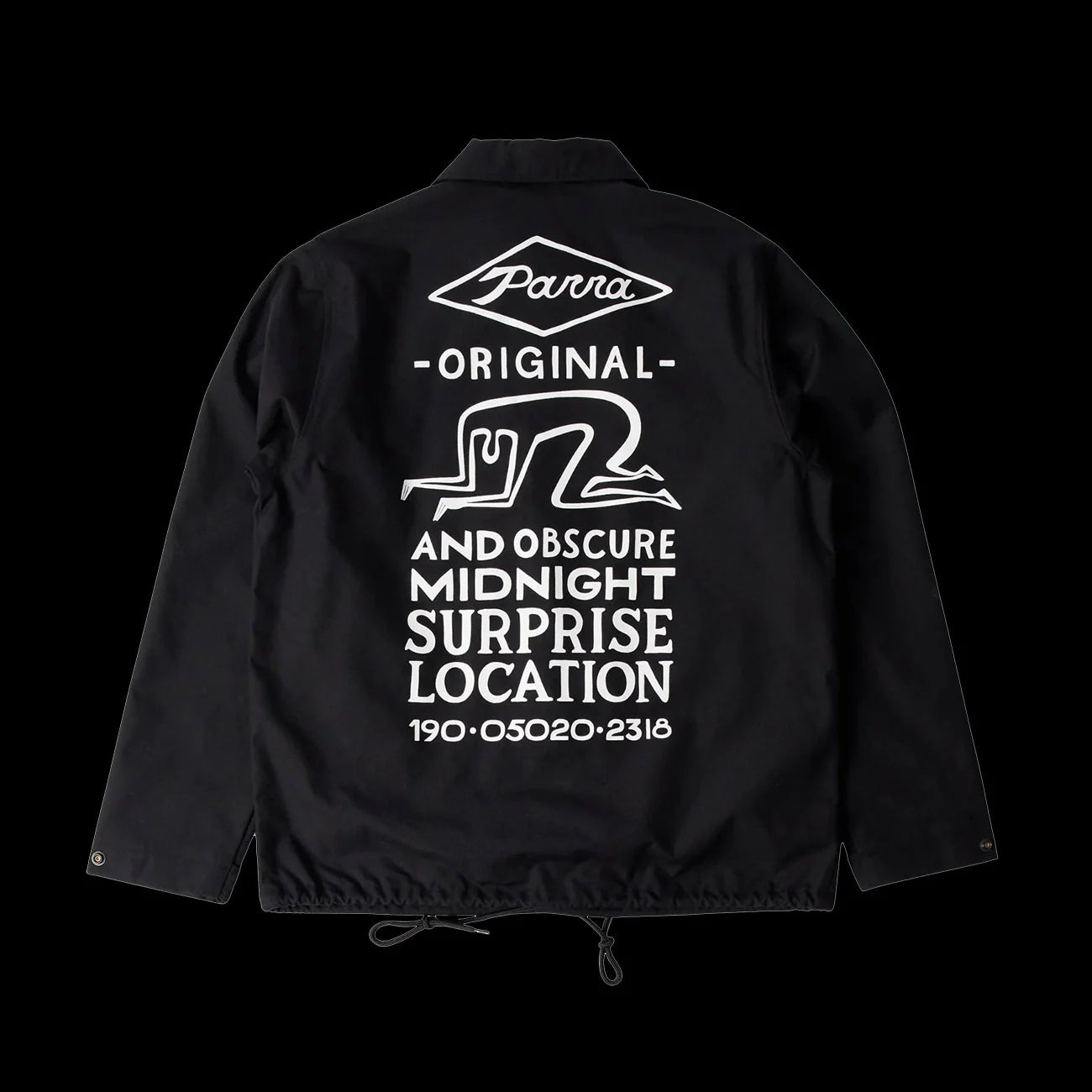 By Parra Midnight Surprise Coach Jacket Black