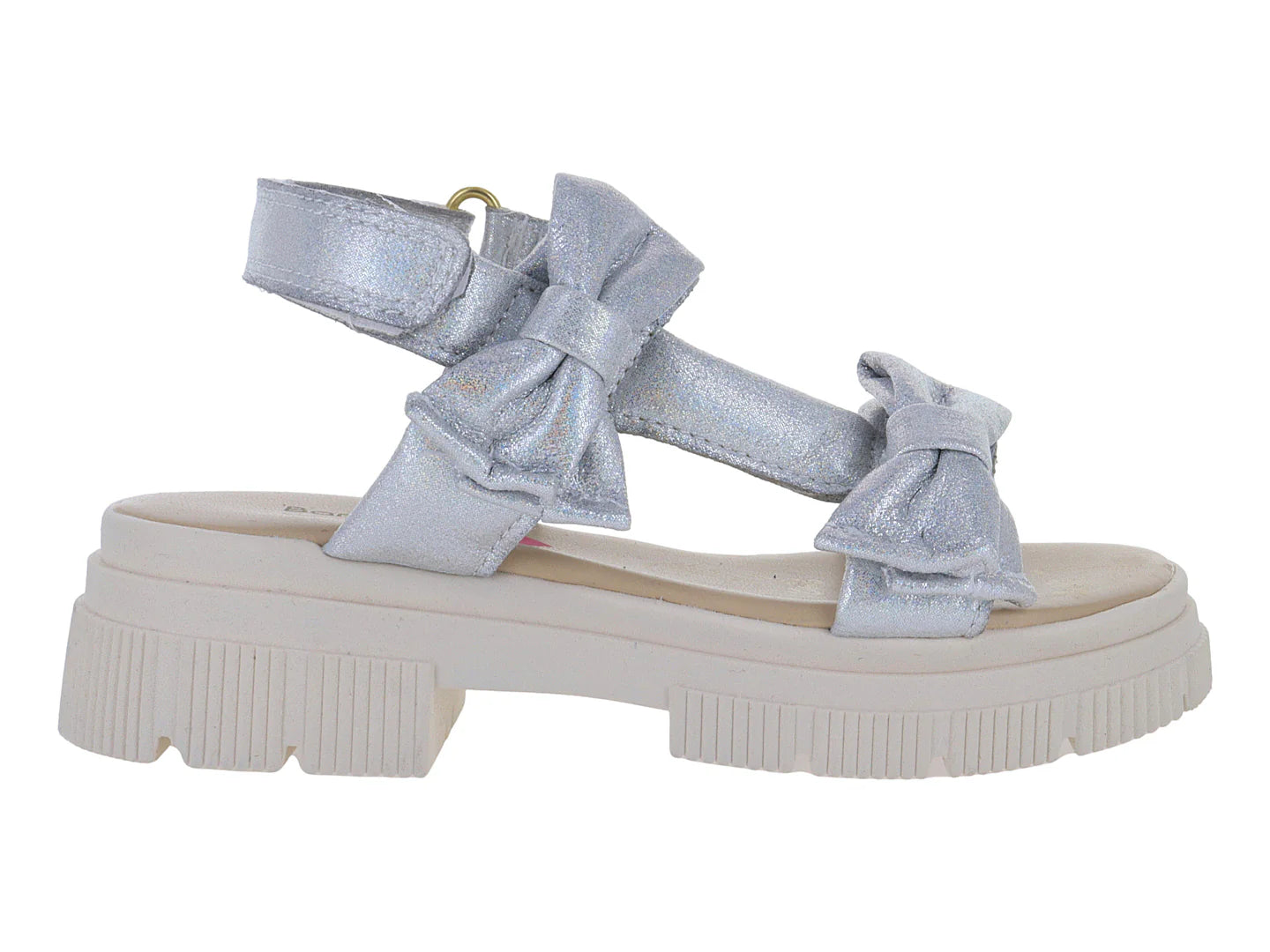 Sandalias Teen Bambino Plata para Niña