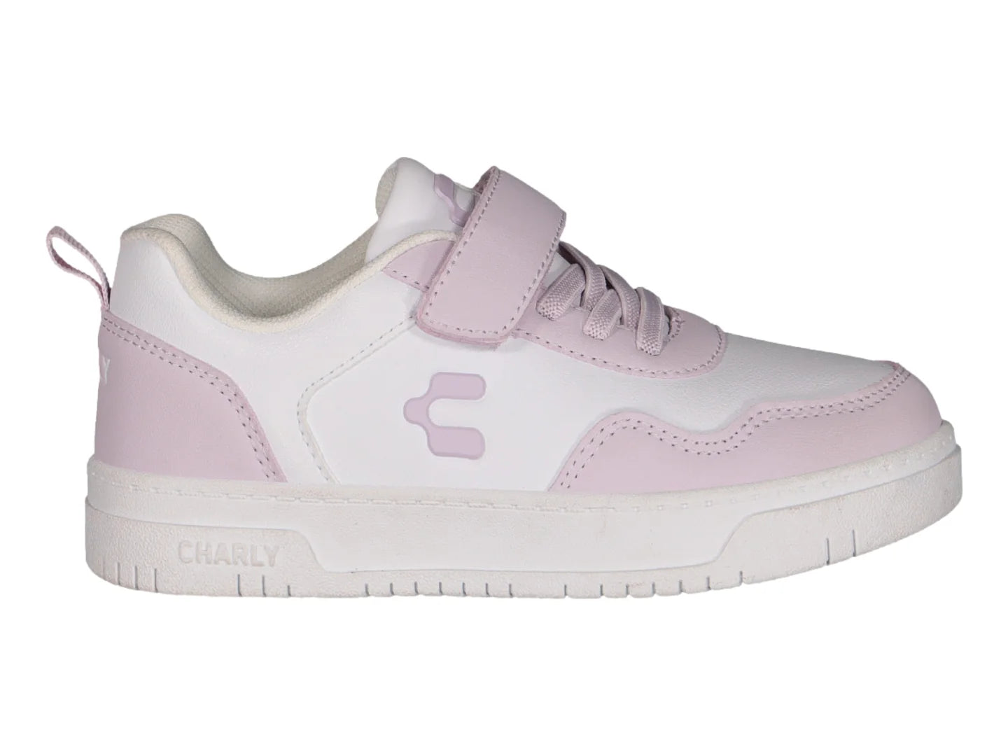 Tenis Charly Blanco y Rosa para Niña