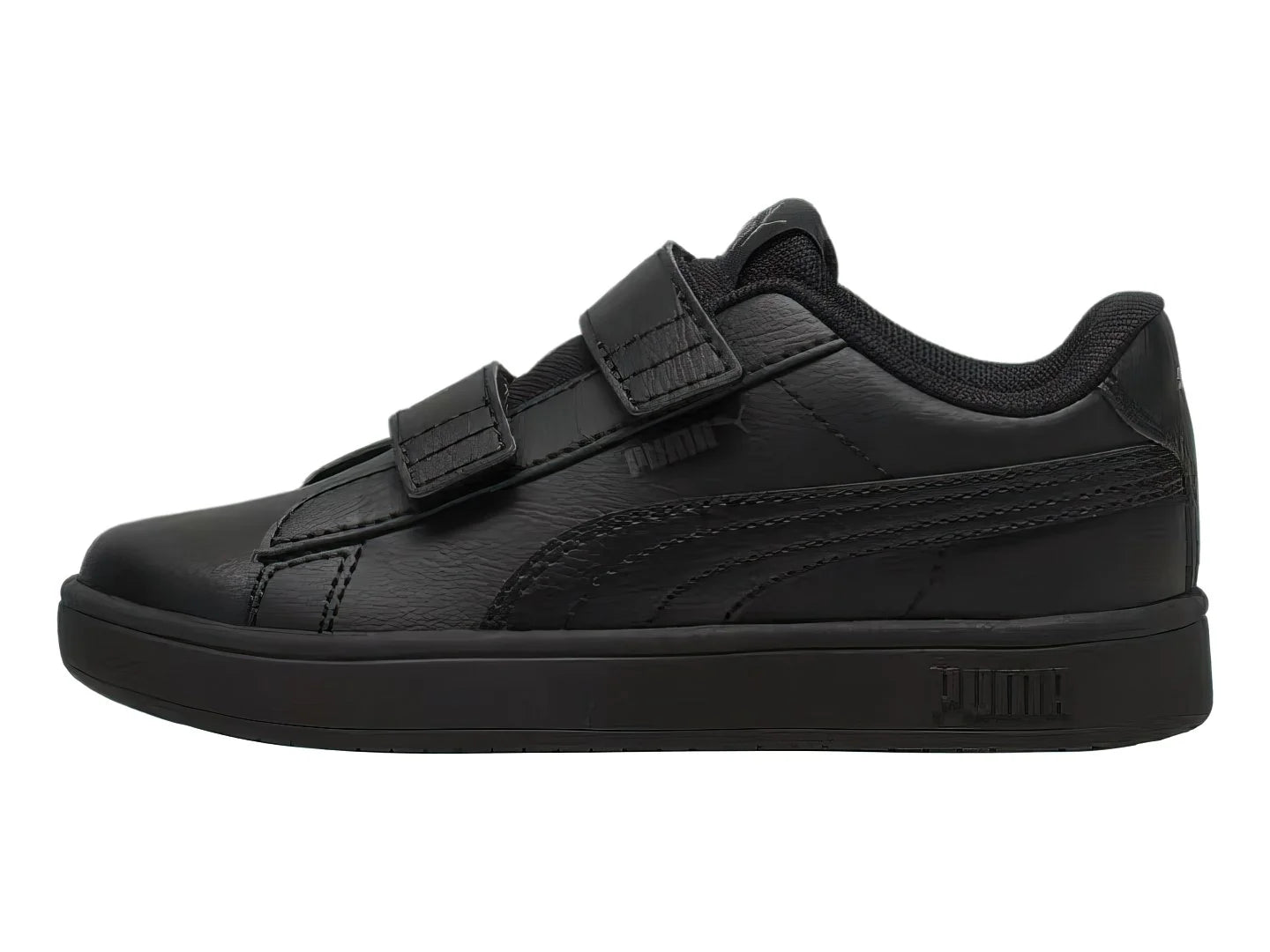 Tenis Puma Rickie Classic V Negro y Gris para Niño