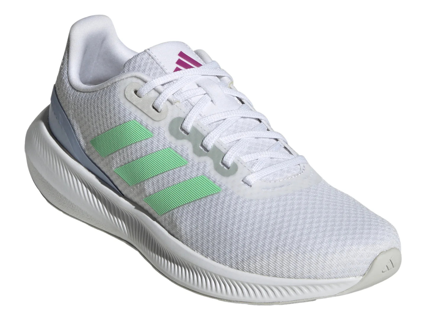 Tenis Adidas Runfalcon 30 Blanco y Menta para Mujer