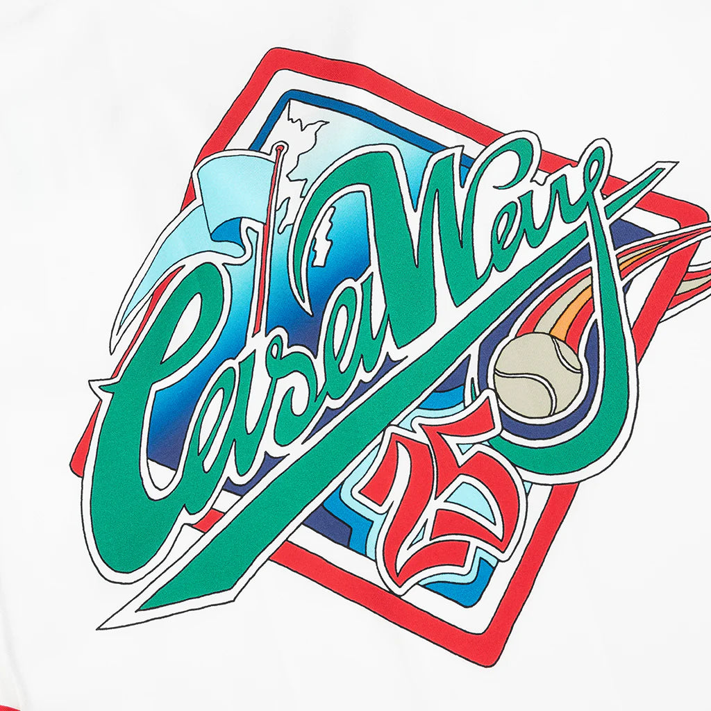 Short Sleeve Cuban Collar Shirt Casa Way World Series