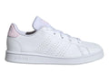 Tenis Adidas Advantage K Blanco y Rosa para Niña
