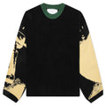 Ornaments Knit Sweater Green Black