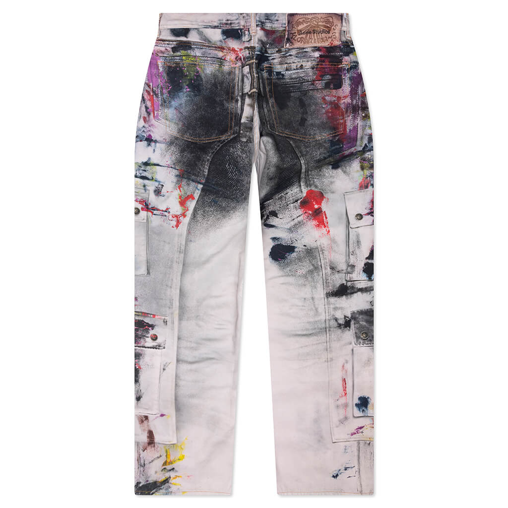 1981 Baggy Fit Jeans White Multi