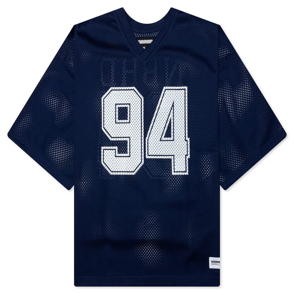 Hockey S S V Neck Navy