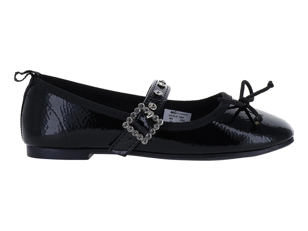 Zapatos Ballerina 4EVER Charol Negro para Niña