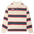 Stripe L S Rugby Beige