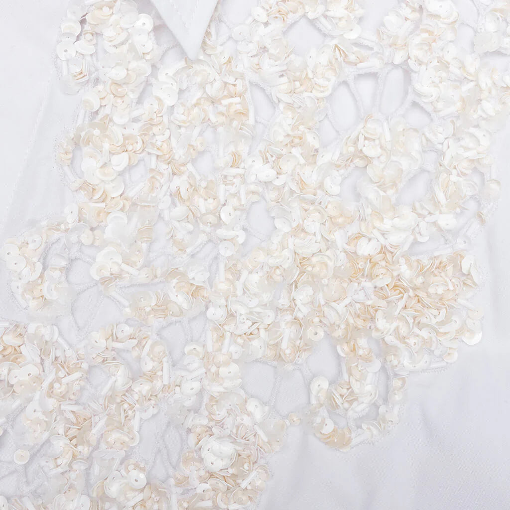 Cassidye Emb 2293 MW Shirt White