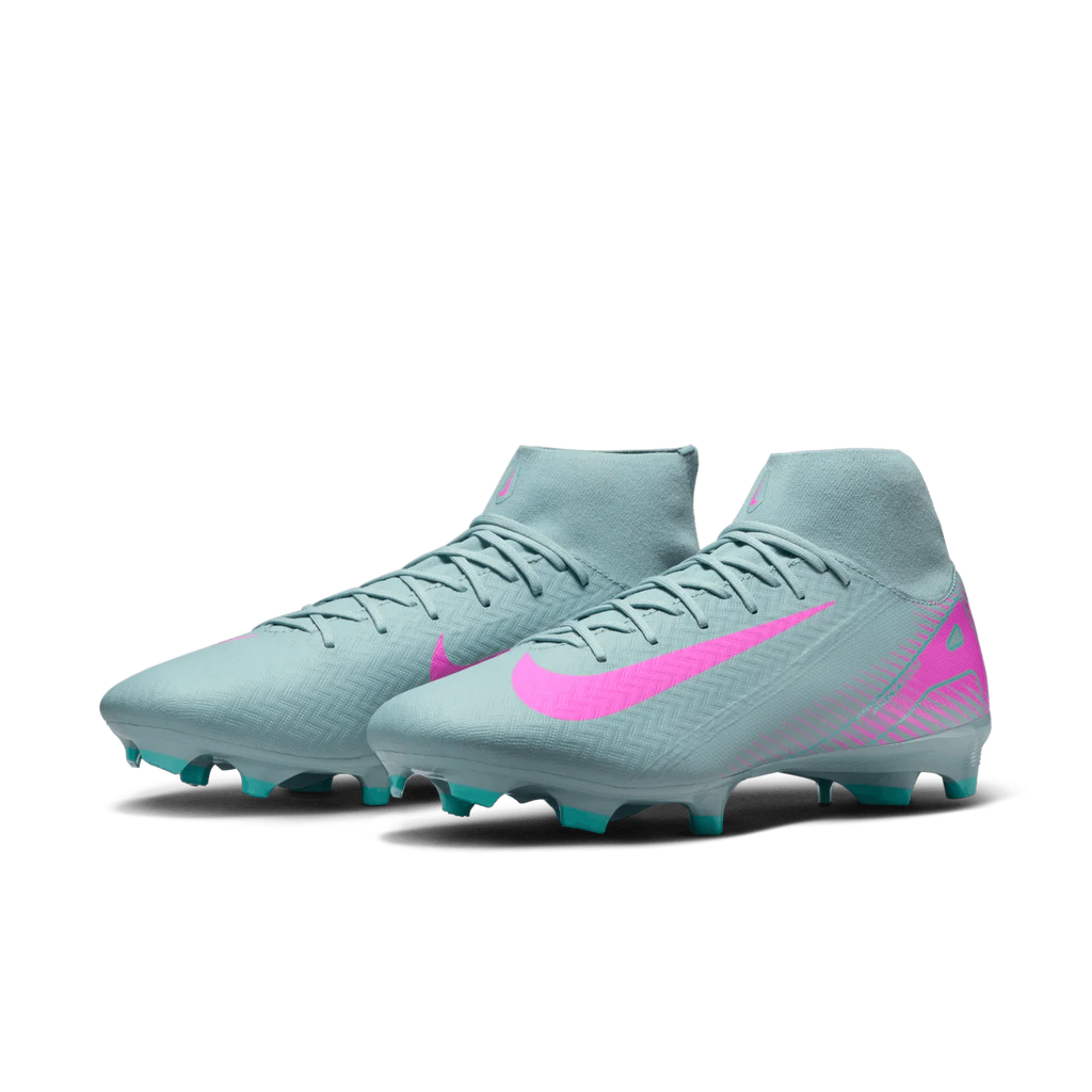 Nike Zoom Mercurial Superfly 10 Academy FG MG Multi Ground Football Boots Ocean Cube Pink Blast
