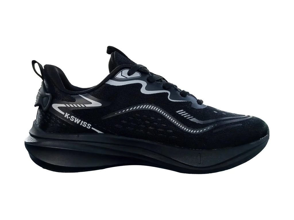 Tenis K Swiss Martinus Negro y Gris para Hombre