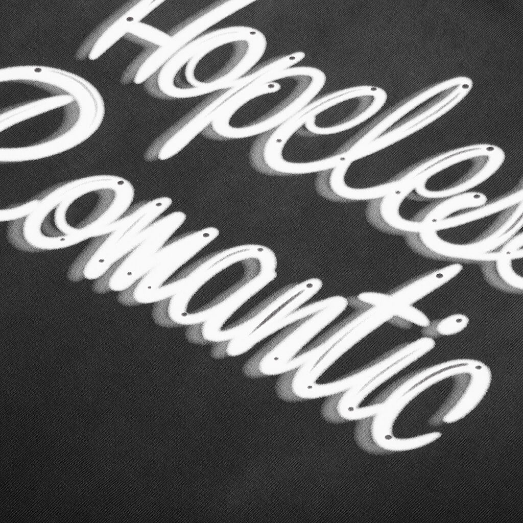 Hopeless Romantic Oversized Tee Black