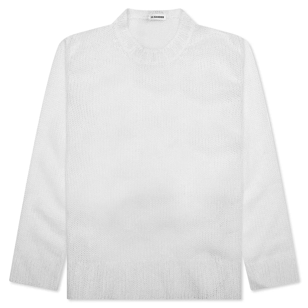 Looking for Miracles Layered Sweater With T Shirt Open White