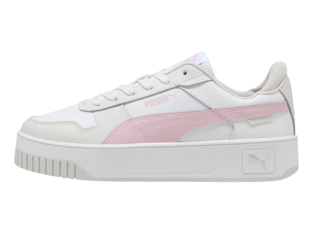 Tenis PUMA Carina Street Blanco y Rosa para Mujer
