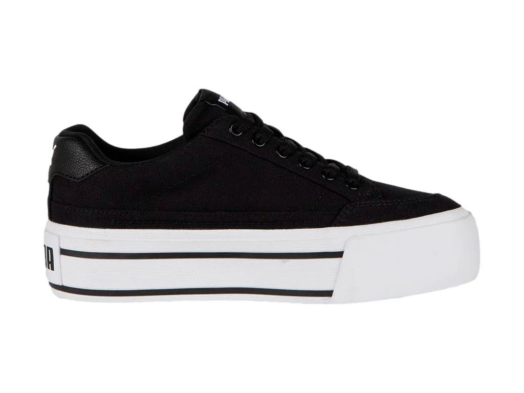 Tenis PUMA Court Classic Vulc FS Platform Negro para Mujer