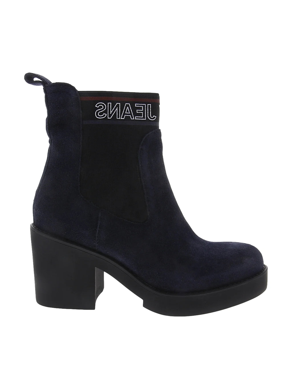 Botines Tommy Hilfiger Corporate Elastic Suede Azul para Mujer