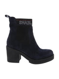 Botines Tommy Hilfiger Corporate Elastic Suede Azul para Mujer
