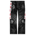 Saint Racer Leather Pants Black