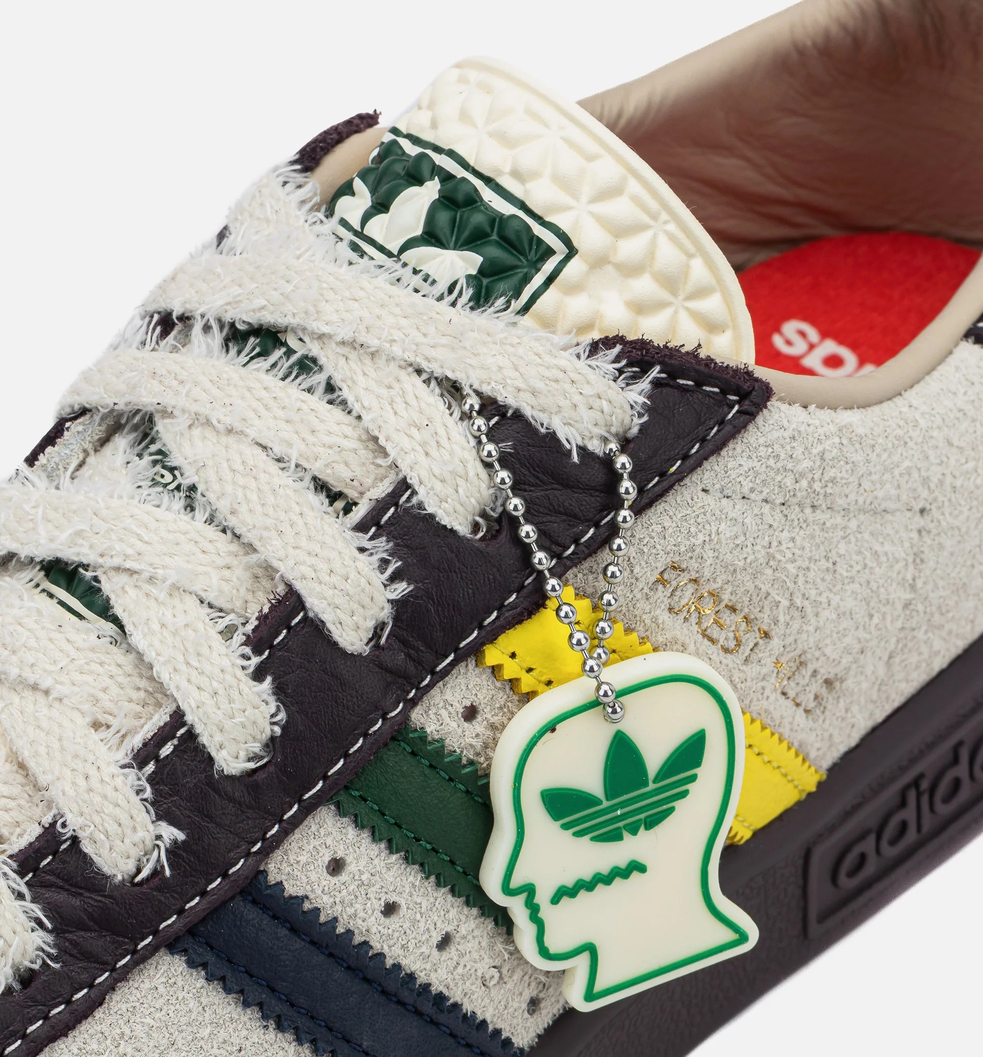 Brain Dead x Forest Hills Mens Lifestyle Shoe Cream White Pantone Night Red