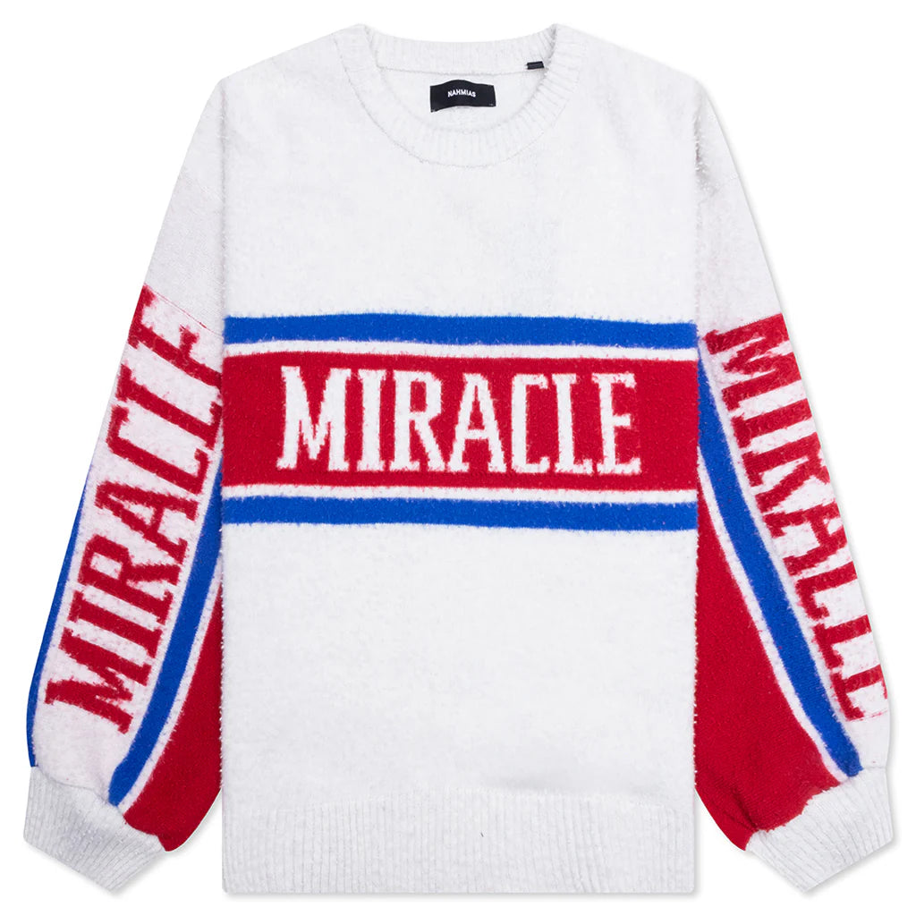 Miracle Oversized Crewneck White