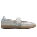 adidas Originals x Liberty London Womens Samba Jane Chalk Pearl Silver Metallic Chalk White